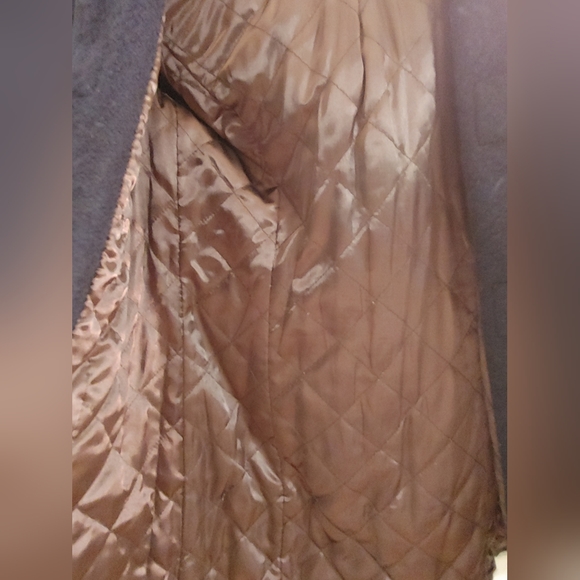 Size 4* Navy Blue Calvin Klein Wool Winter Coat - Picture 8 of 9